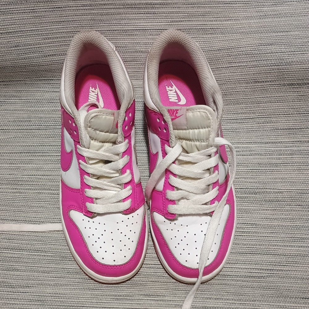 Nike Dunks Hot Pink Size 5Y